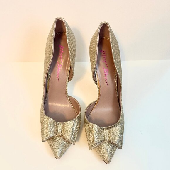 Betsey Johnson - NWOT Prince d'Orsay Bow Pumps- sz. 8 - Picture 3 of 8